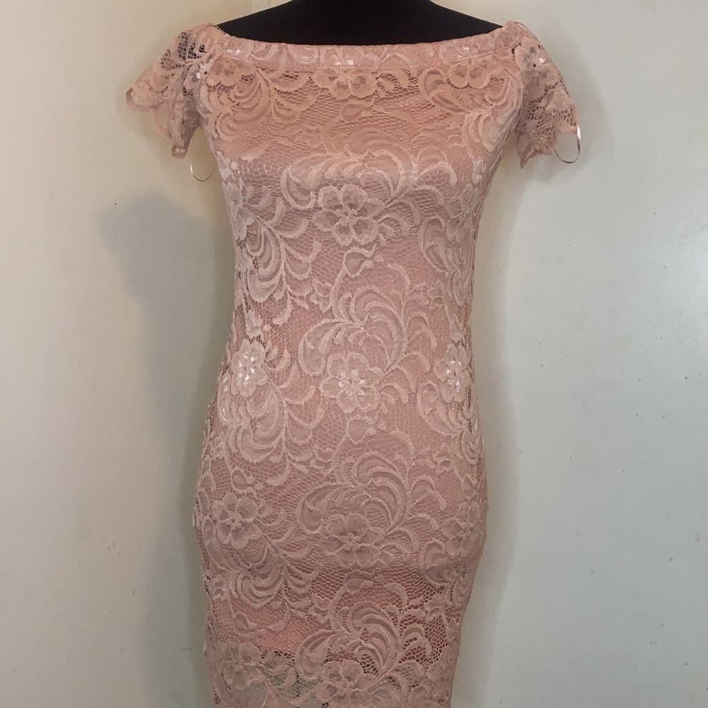 Mini blush dress